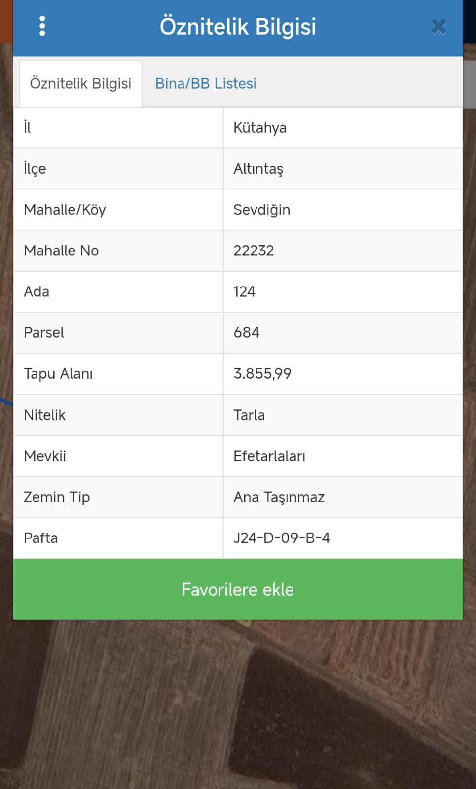 Organize sanayinin yakınında tarla 3.855m²  Kütahya / Altıntaş / Sevdiğin Köyü - KÜTAHYA ALTINTAŞ fotoğraf 3